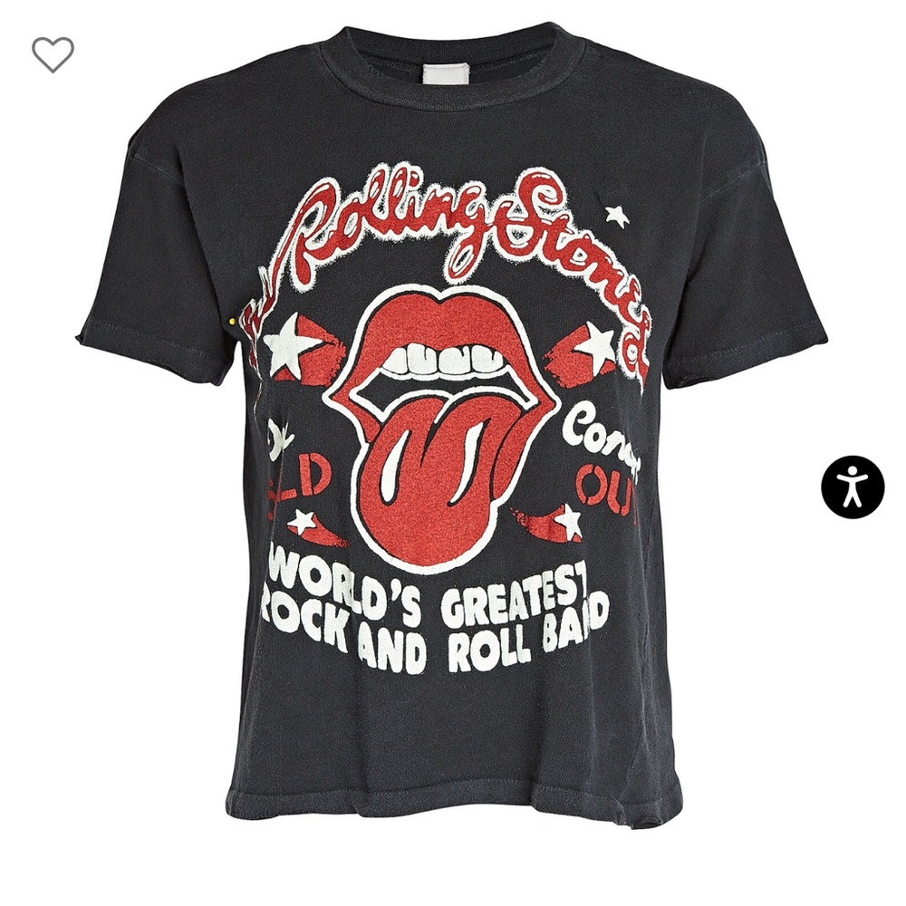 madeworn rolling stones tee